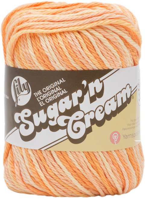 6 Pack Lily Sugar'n Cream Yarn Ombres Super Size-Soleil 102019-19996 - 057355428065