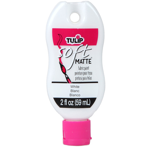 3 Pack - Tulip Soft Matte Fabric Paint 2oz-White - 309-90 - 017754309907
