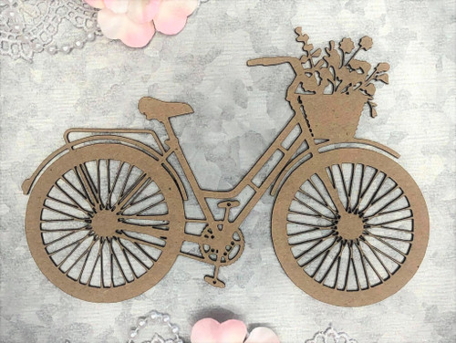 Scrapaholics Laser Cut Chipboard 1.8mm Thick-Bicycle, 5"X3" S52286