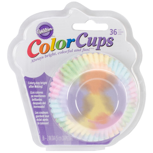 6 Pack Wilton ColorCup Standard Baking Cups-Watercolor 36/Pkg W415CC-0746 - 070896807465