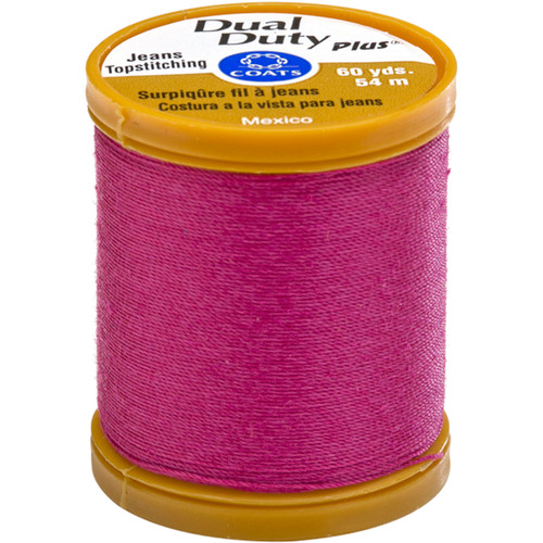 3 Pack Coats Dual Duty Plus Jean & Topstitching Thread 60yd-Red Rose S977-3040 - 073650836251