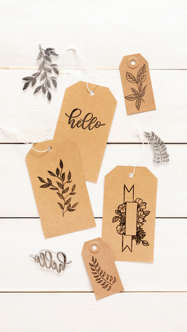 3 Pack - Kelly Creates Acrylic Traceable Stamps-Florals - 348275