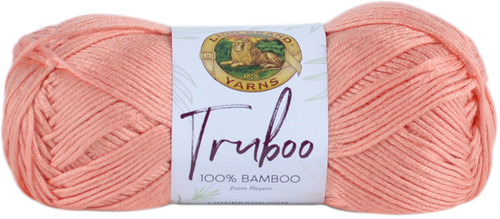 Lion Brand Truboo Yarn-Coral 837-103 - 023032033365