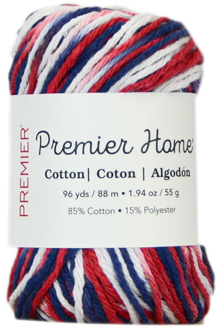 3 Pack Premier Home Cotton Multi Yarn-America 44-4 - 847652027838