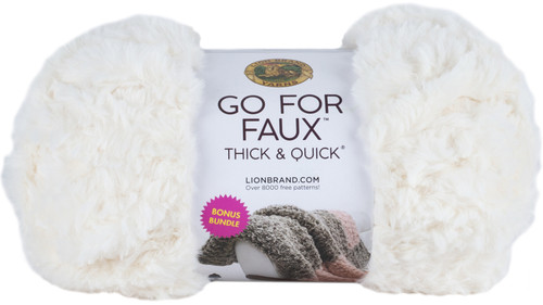 Lion Brand Go For Faux Thick & Quick Bonus Bundle Yarn-Baked Alaska 324-98 - 023032057989