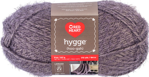 3 Pack Red Heart Hygge Yarn 8oz-Sterling E881-8340 - 073650039027