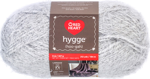 3 Pack - Red Heart Hygge Yarn 8oz-Cloud - E881-8339 - 073650039102