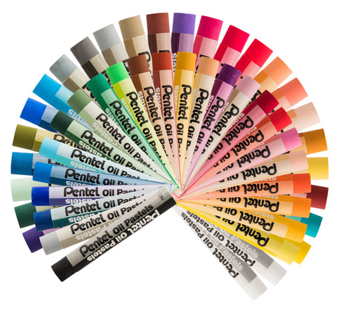 2 Pack Pentel Arts Oil Pastels 50/Pkg-Assorted Colors PHN-50