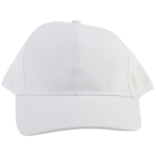 6 Pack Wear'm Baseball Cap-White MR245 - 842672039359