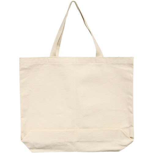 3 Pack - Wear'm Large Tote 18"X16"X3"-Natural - MR408-408 3 Pack - Wear'm Large Tote 18"X16"X3"-Natural - MR408-408