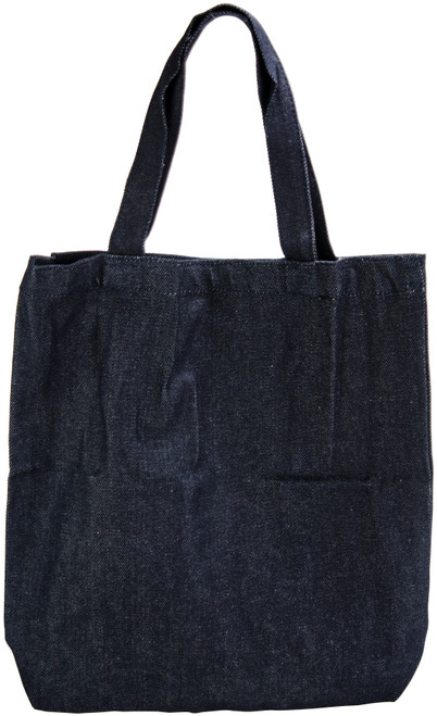 3 Pack Wear'm Medium Tote 13.5"X13.5"X2"-Indigo Denim MRMTOTE