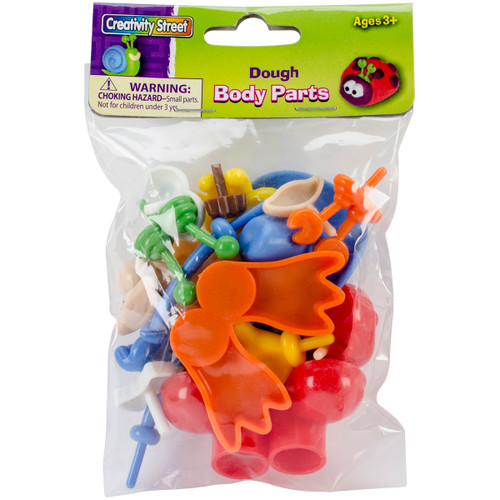3 Pack - Creativity Street Dough Body Parts-Assorted Shapes - 9660 - 021196096608