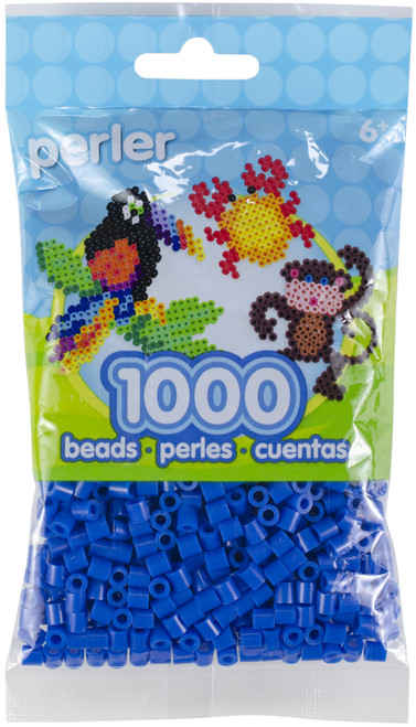 3 Pack - Perler Beads 1,000/Pkg-Cobalt - PBB80-19-200 - 048533152001