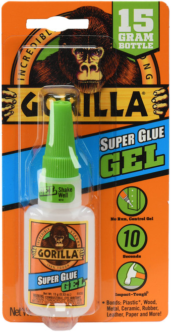 3 Pack - Gorilla Super Glue Gel-.53oz - 7600101 - 052427760012