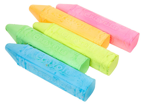 Crayola Special FX Neon Sidewalk Chalk-5/Pkg 03-5803