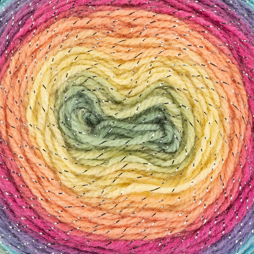 Red Heart Roll With It Sparkle Yarn-Magic - E898-9275 Red Heart Roll With It Sparkle Yarn-Magic - E898-9275