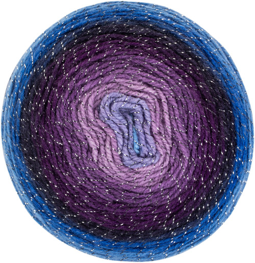 Red Heart Roll With It Sparkle Yarn-Amethyst - E898-7001