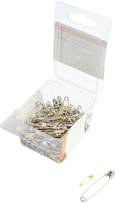 3 Pack Singer Safety Pins-Sizes 00 To 3 225/Pkg 00205