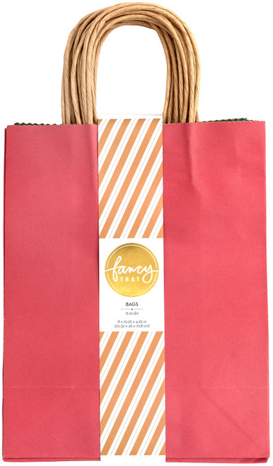 American Crafts Fancy That Kraft Bags 8"X10.25" 13 Pack-Primary - ACGIFTBG-44250 - 718813442503
