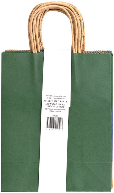 American Crafts Fancy That Medium Gift Bags 8"X10.25" 13/Pkg-Primary - ACGIFTBG-44250