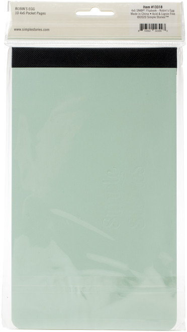 2 Pack - Simple Stories Sn@p! Flipbook 4"X6"-Robin's Egg - SNAP4X6F-13318 2 Pack - Simple Stories Sn@p! Flipbook 4"X6"-Robin's Egg - SNAP4X6F-13318