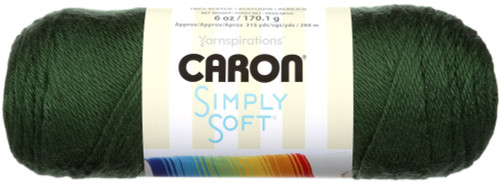 3 Pack - Caron Simply Soft Solids Yarn-Dark Sage - H97003-9707 - 035613977074