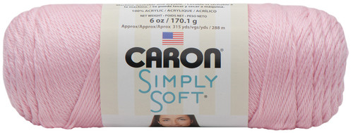 3 Pack - Caron Simply Soft Solids Yarn-Soft Pink - H97003-9719 - 035613977197