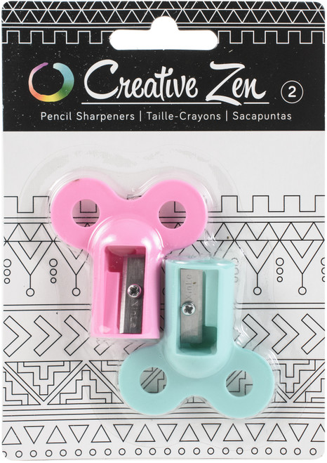 American Crafts Creative Zen Pencil Sharpener 2/Pkg-Mouse Ears 376590 - 718813765909