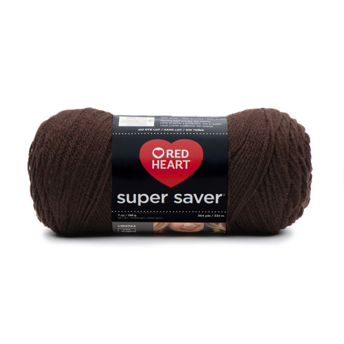 3 Pack - Red Heart Super Saver Yarn-Coffee - E300B-365 - 073650909313 3 Pack - Red Heart Super Saver Yarn-Coffee - E300B-365 - 073650909313