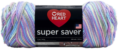 3 Pack Red Heart Super Saver Yarn-Monet E300B-310 - 073650909306