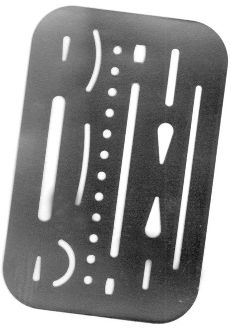 6 Pack - Westcott Erasing Shield-3.5"X2.25" - C4917894