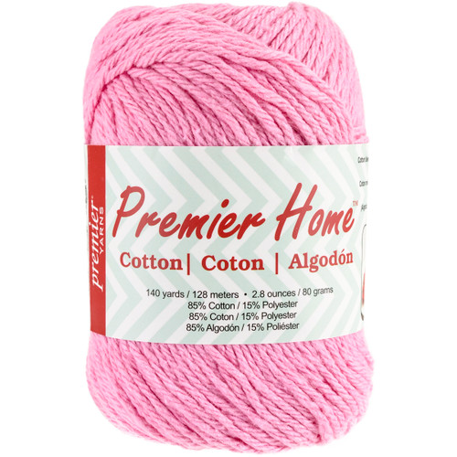 3 Pack Premier Home Cotton Yarn-Pastel Pink 38-8 - 847652020754