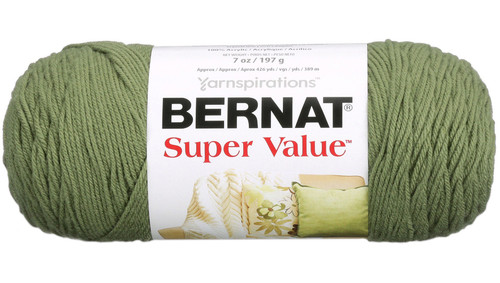 3 Pack - Bernat Super Value Solid Yarn-Forest Green - 164053-53243 - 057355243590