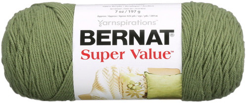 3 Pack - Bernat Super Value Solid Yarn-Forest Green - 164053-53243 - 057355243590