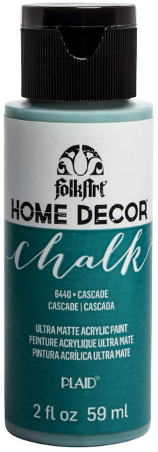 FolkArt Home Decor Chalk Paint 2oz-Cascade - HDCHALK2-6440 - 028995064401