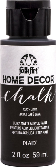 FolkArt Home Decor Chalk Paint 2oz-Java HDCHALK2-6357 - 028995063572