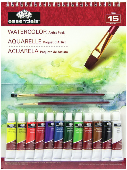 Royal & Langnickel(R) essentials(TM) Artist Pack-Watercolor RD502 - 090672057747