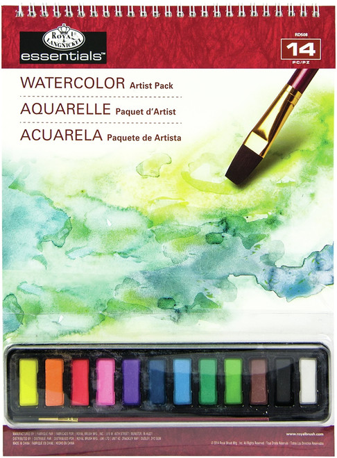 Royal & Langnickel(R) essentials(TM) Artist Pack-Watercolor - RD508 - 090672057808