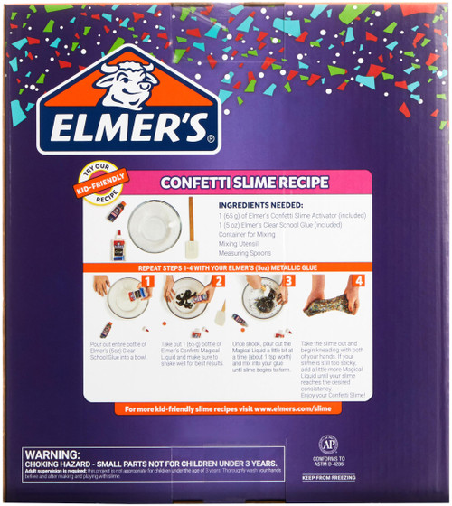 Elmer's Confetti Slime Kit- - E2091078 Elmer's Confetti Slime Kit- - E2091078