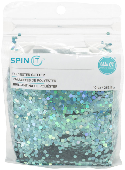 We R Memory Keepers Spin It Super Chunky Glitter 10oz-Teal WRSCHGL-611 - 633356606116