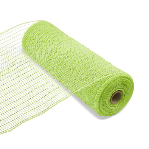 FloraCraft Decorative Mesh 10"X10yd-Lime Green RS499