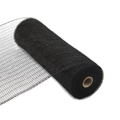 FloraCraft Decorative Mesh 10"X10yd-Black - RSTX303