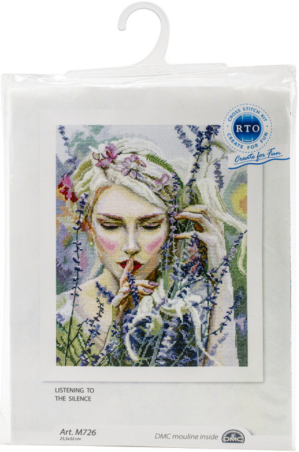 RTO Counted Cross Stitch Kit 10"X12.59"-Listening To The Silence (14 Count) M726 - 47420229768074603643222714