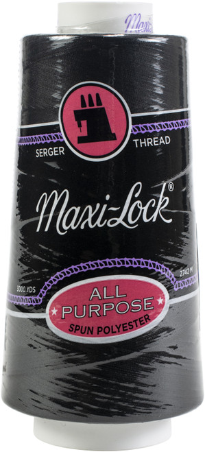 2 Pack - Maxi-Lock Cone Thread 3,000yd-Black - 51-32002 - 036771510707