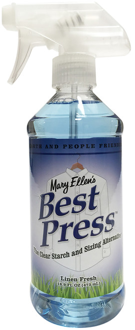 2 Pack - Mary Ellen's Best Press Clear Starch Alternative 16.9oz-Linen Fresh - 600BP-63 - 035234600634 2 Pack - Mary Ellen's Best Press Clear Starch Alternative 16.9oz-Linen Fresh - 600BP-63 - 035234600634