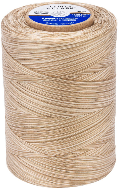 3 Pack - Coats Cotton Machine Quilting Multicolor Thread 1200yd-Old Lace - V35-0829 - 073650831812