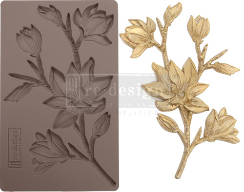 Prima Marketing Re-Design Mould 5"X8"X8mm-Forest Flora - 643102