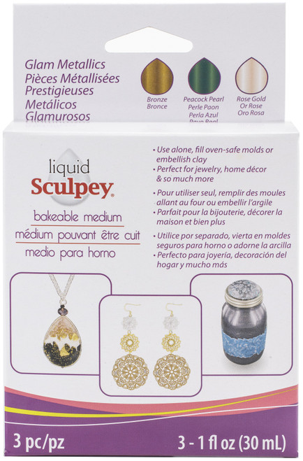 Sculpey Liquid Medium-Glam Metal - ALSGLM1 - 715891888889