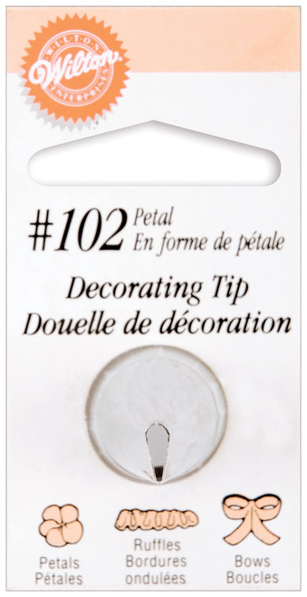 Wilton Decorating Tip-#102 Petal W418-102 - 070896042217