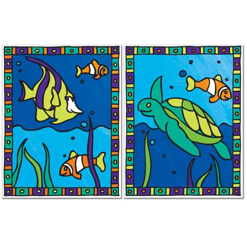 Royal & Langnickel(R) My First Paint By Number Kit 2/Pkg-Sea Turtle & Fish MFPN2-03